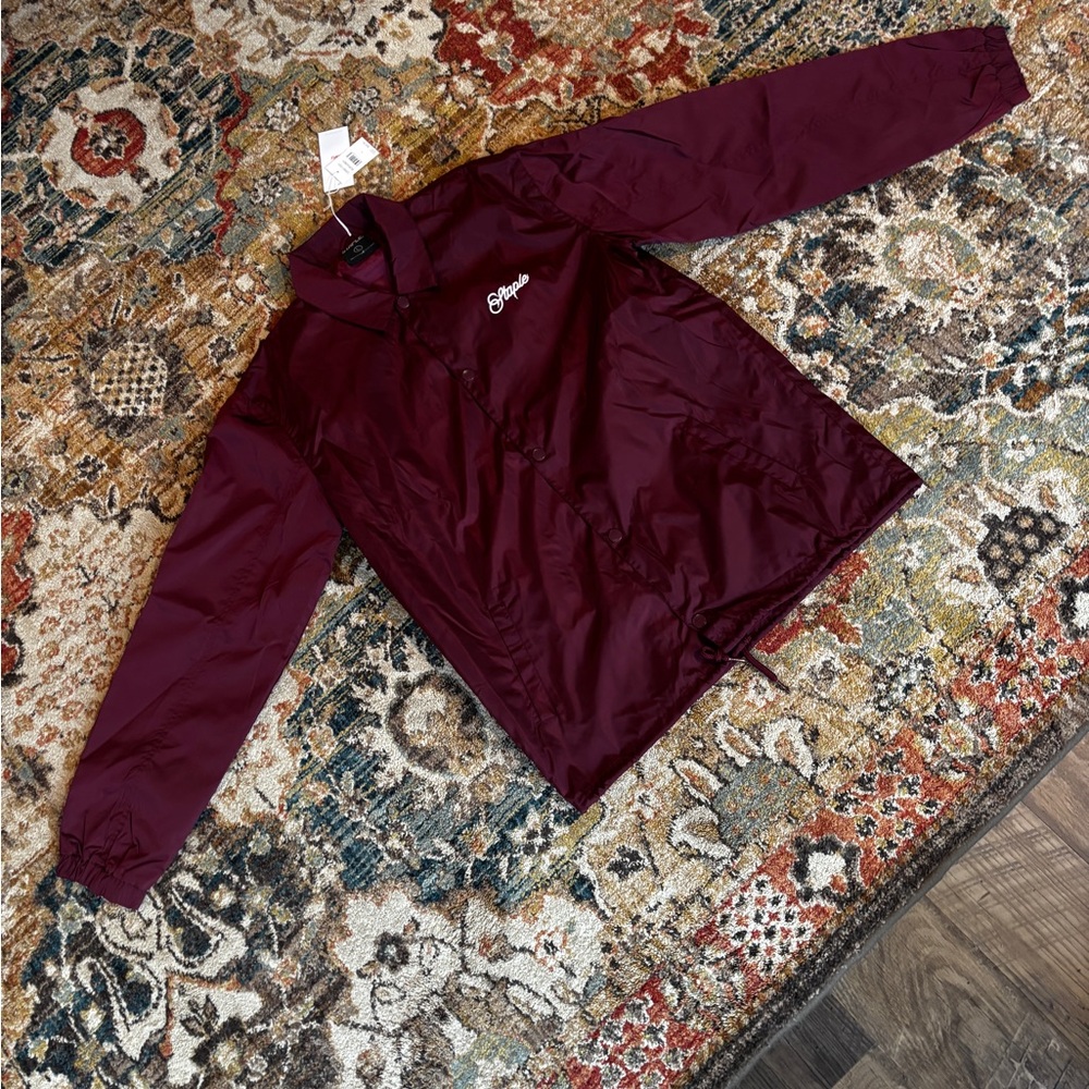 Staple Maroon Windbreaker